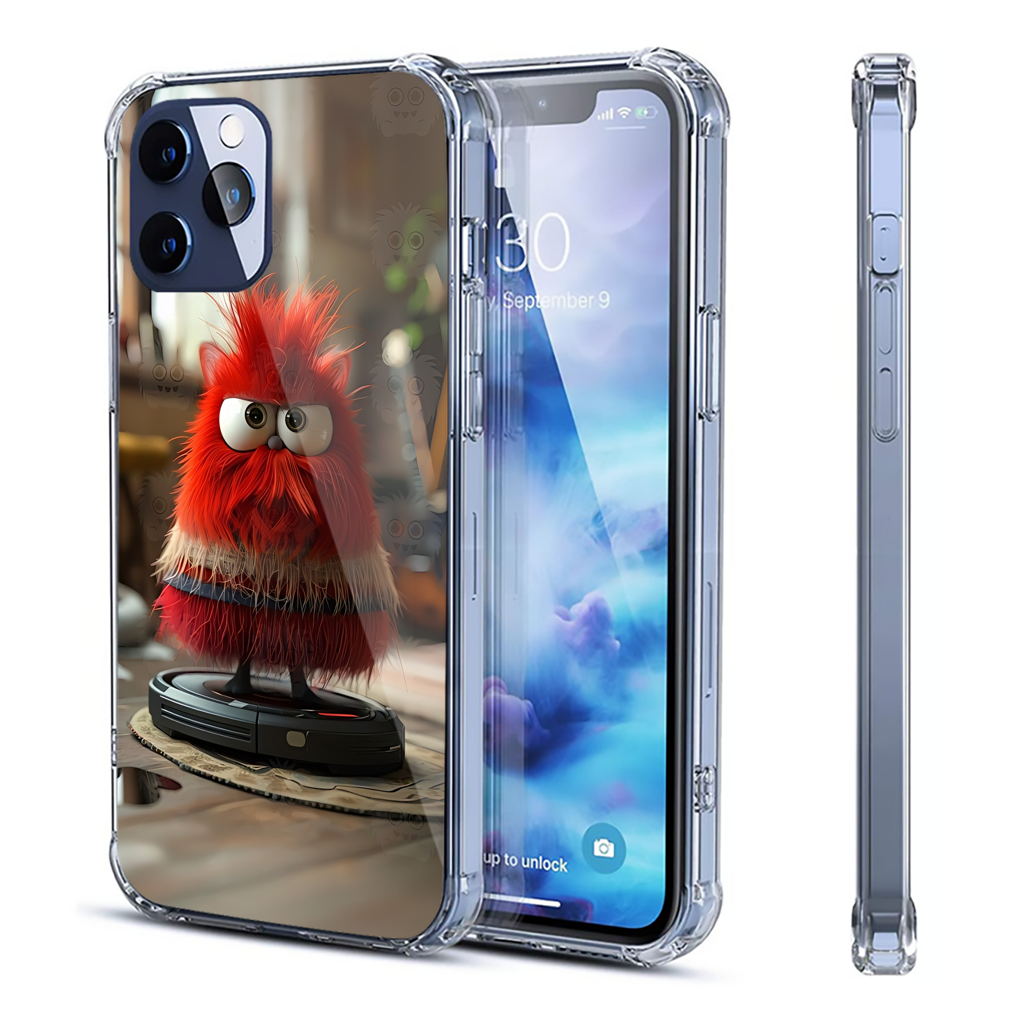 （画像用） Angry Birds アングリーバード 【iPhone 12シリーズ対応】透明スマホケース（クリアソフトケース）